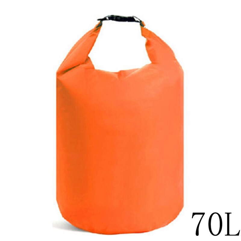 40L 70L Wasserdichte Dry Bag Pack Sack Schwimmen Rafting Kajak Fluss Trekking Schwimm Segeln Canoing Bootfahren Wasser Widerstand: 70L Orange