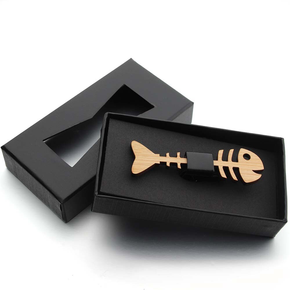 Mannen Hollow Out Gesneden Business Party Houten Strikje Bamboe Visgraten Bowtie Wedding Vlinder Echt Hout Das Tie: Bow Tie With Box