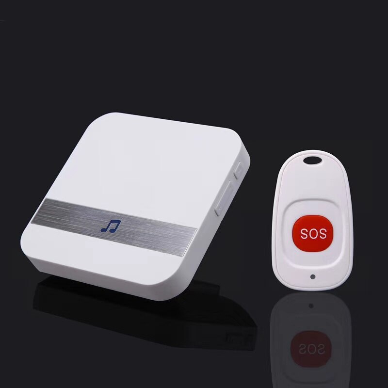 Smart Deurbel Security Thuis Draadloze Dc Sirene Kind Ouderen Sos Pager Draadloze Afstandsbediening Deurbel Een Voor Een