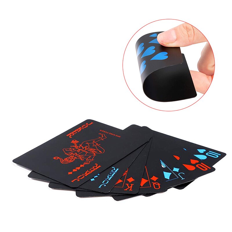 Waterproof Playing Cards Collection Plastic Decks Card Table Games Family Game Poker Cards NSV775