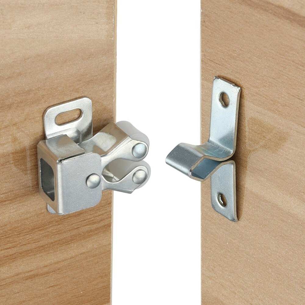 2 stk hardwarebeslag møbelskab fanger dørstopper spjæld buffer magnet lukker