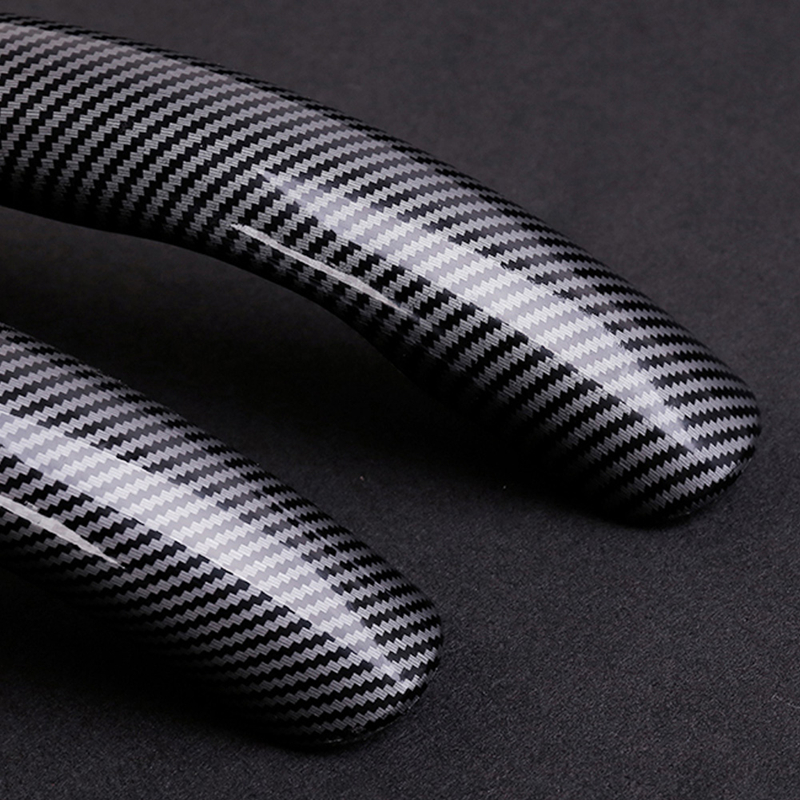 Auto Stuurwiel Carbon Black Fiber Siliconen Stuurwiel Booster Cover Anti-Slip Voor Great Wall Harvard H1 H2 h5 H7 H8c 30
