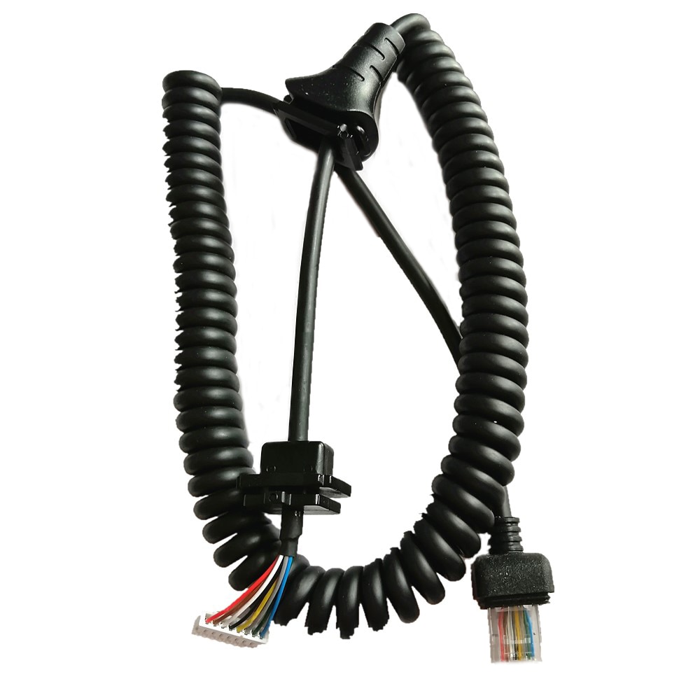 Replacement 8 Pin HM-152 Mic HM152 154 Microphone Cable For ICOM IC-2820H IC2825E IC2200 IC3600 F221 F520 Handheld Radio Speaker