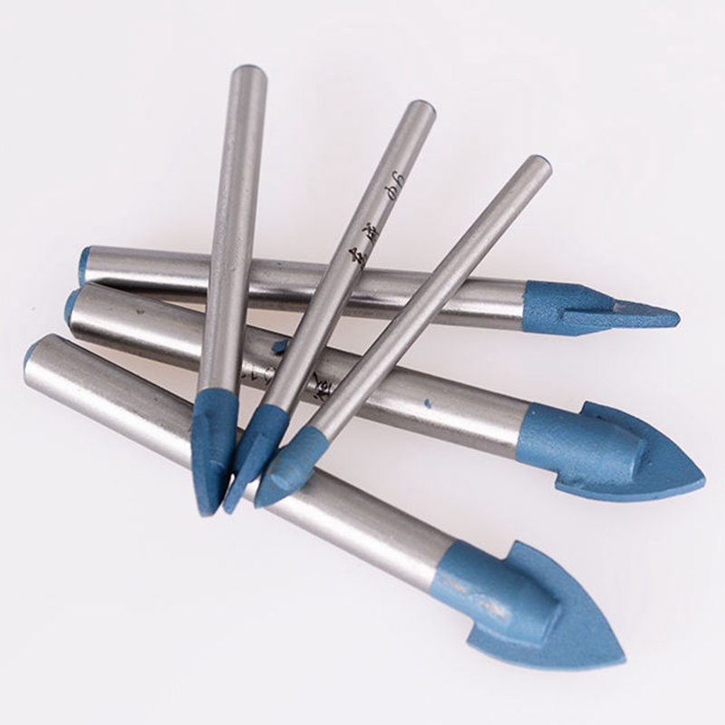 Glazen Tegel Diamond Tip Boor Set Hardmetalen Spear Head Keramische Tegel Marmer Spiegel Boren Metselwerk Boren