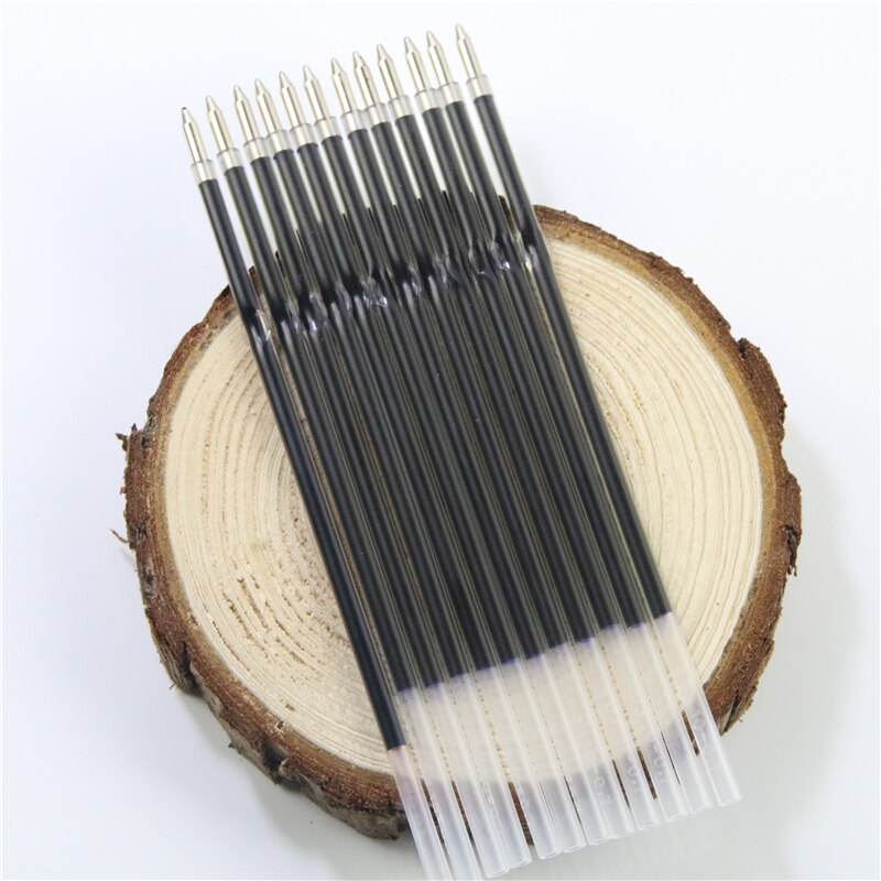 20 Pcs 0.7mm Pen Staaf Stander Balpen Refill Lood Blauw 107mm Kantoor School Supplies