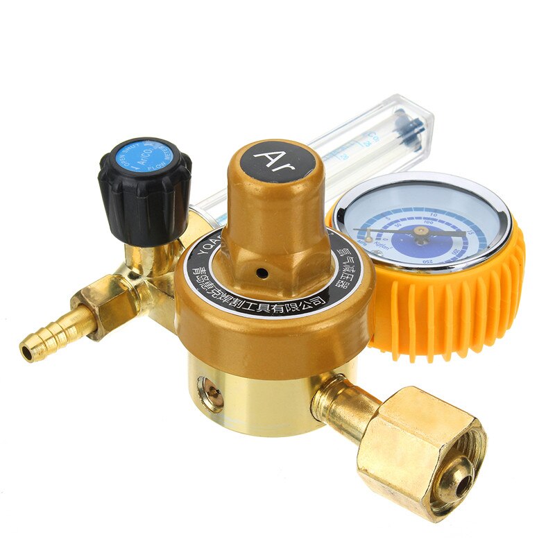 G5/8 "0-25Mpa argón CO2 Mig Tig medidor de flujo de Gas regulador caudalímetro soldadura medidor argón regulador de presión reductor