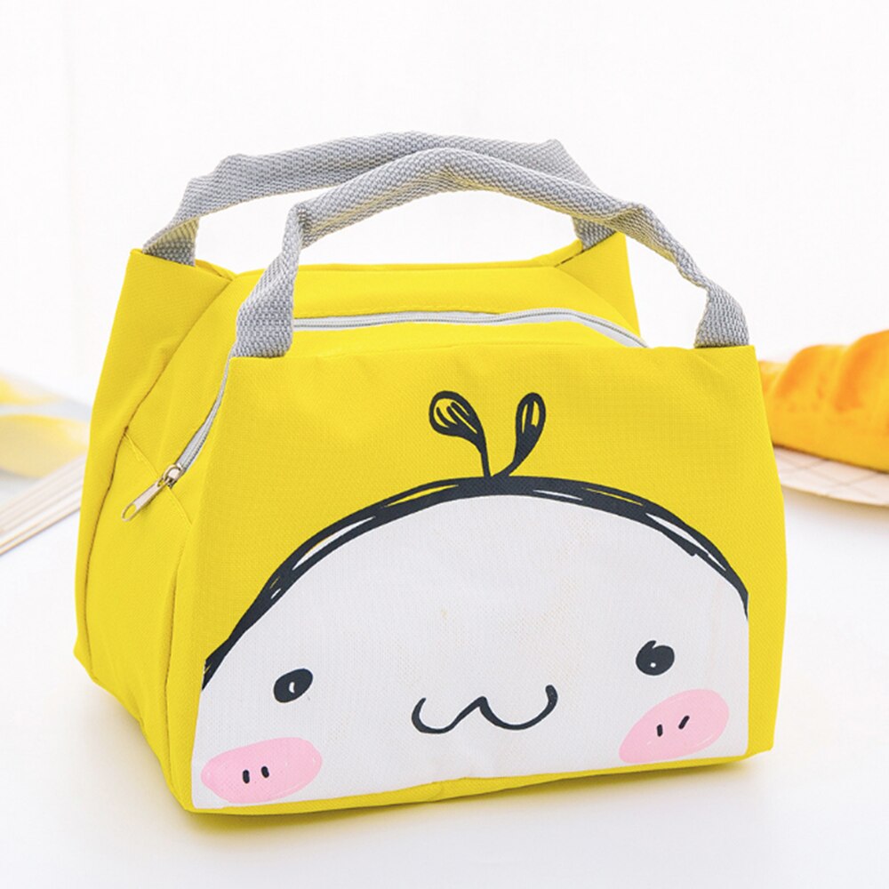 Funzionale del dispositivo di Raffreddamento Scatola di Pranzo Portatile Isolato Sacchetto Del Pranzo Del Fumetto Termica Cibo picnic Borse Pranzo per Le Donne I Bambini Pranzo Al Sacco Tote Borsa: Cute Pet