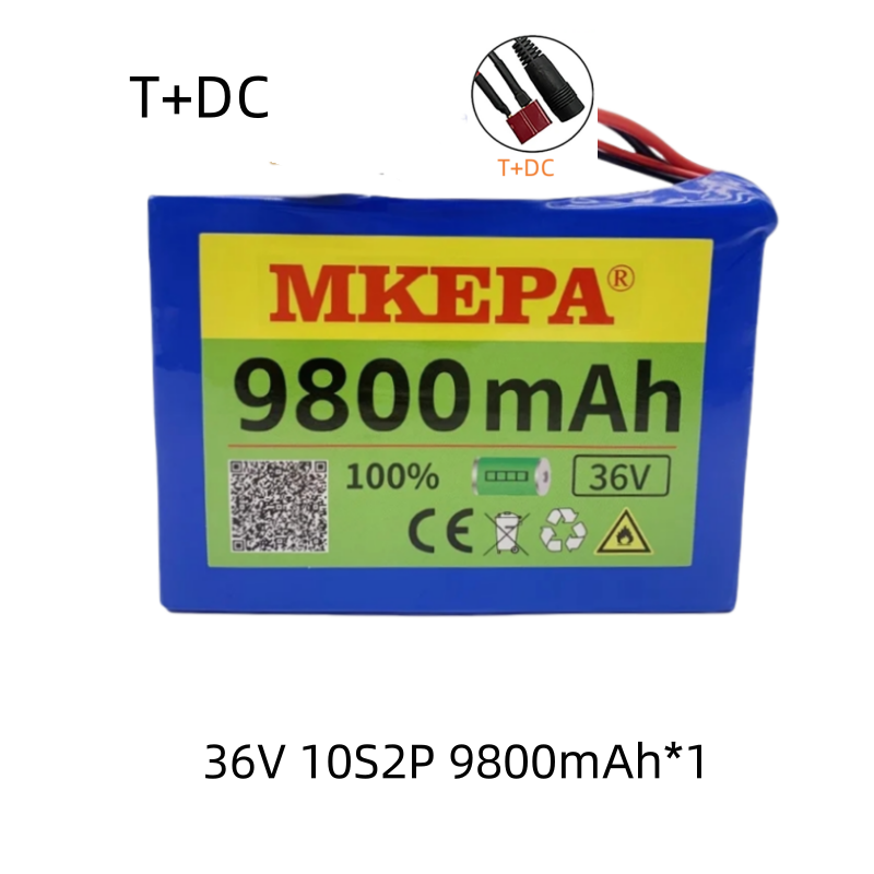 10S2P 36V 9800mAh 36v Electric Scooter Battery Lithium Electric Scooter 500W Electric Scooter Battery 36v 10s2p Battery: Beige