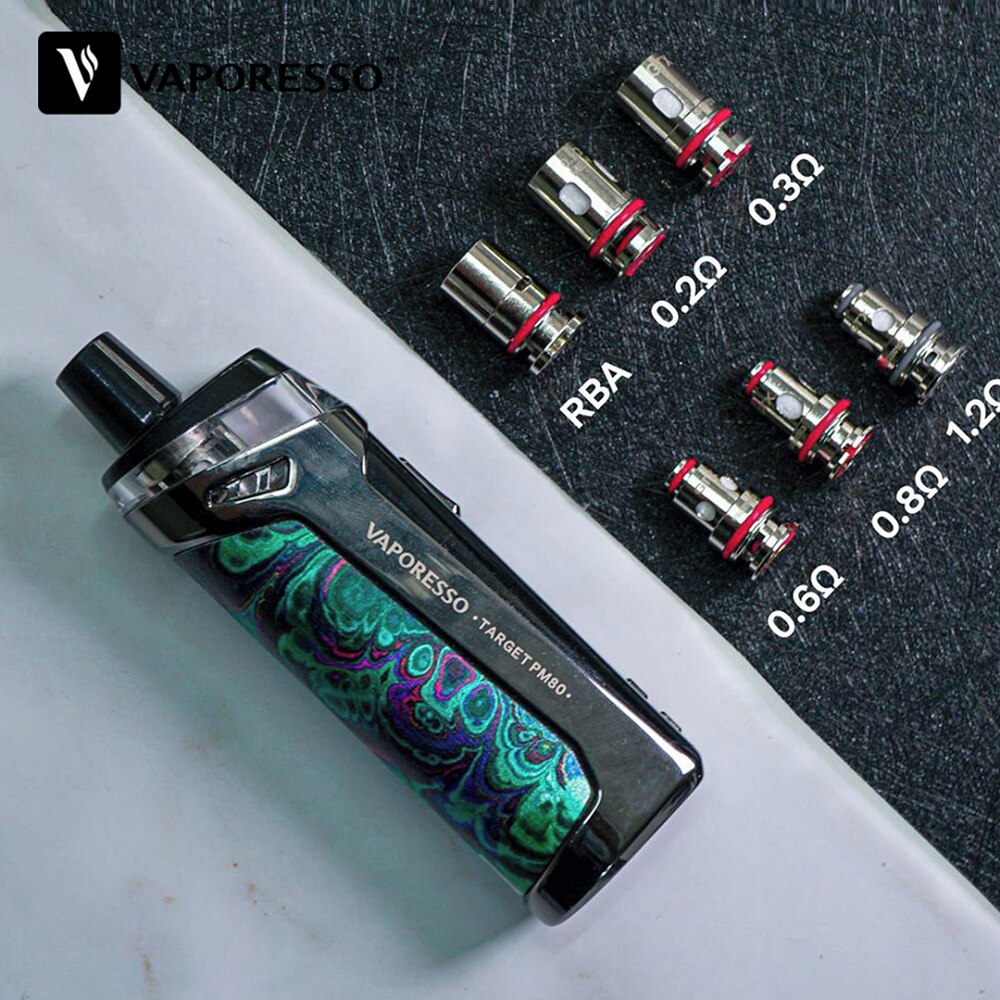 Newest Vaporesso TARGET PM80 Mod Pod Kit with 2000mAh Built-in Battery & 4ml Pod System E cig Vinci X/ Aegis Boost/ Pasito Kit