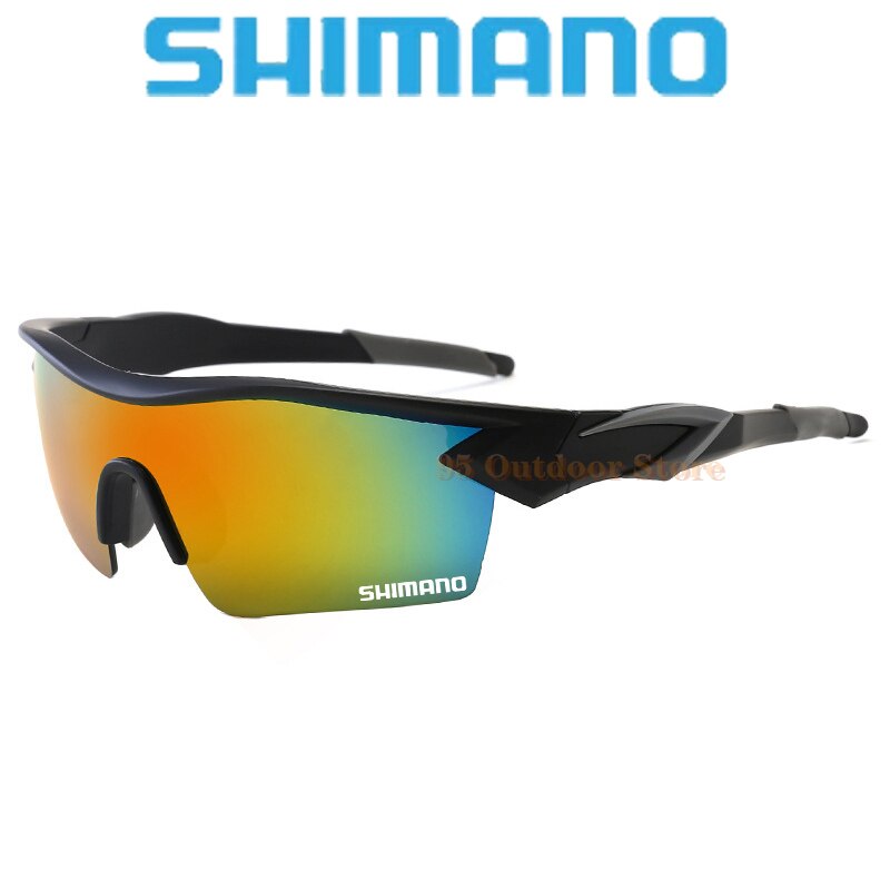 Shimano Classic Fietsen Zonnebril Mannen Vrouwen Sport Outdoor Strand Vissen Reizen Kleurrijke Zonnebril UV400 Bril: 5