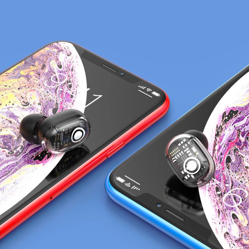 5.0 bluetooth draadloze oordopjes met aanraakbediening, waterdichte stereo muziek bluetooth hoofdtelefoon headset voor telefoon oordopjes