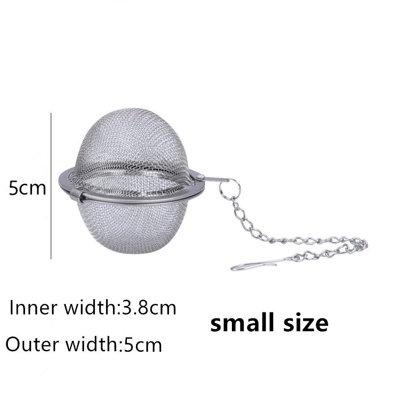 Stainless Steel Tea Infuser Sphere Locking Spice Tea Ball Strainer Mesh Infuser Tea Filter Strainers Kitchen Tools theezeef