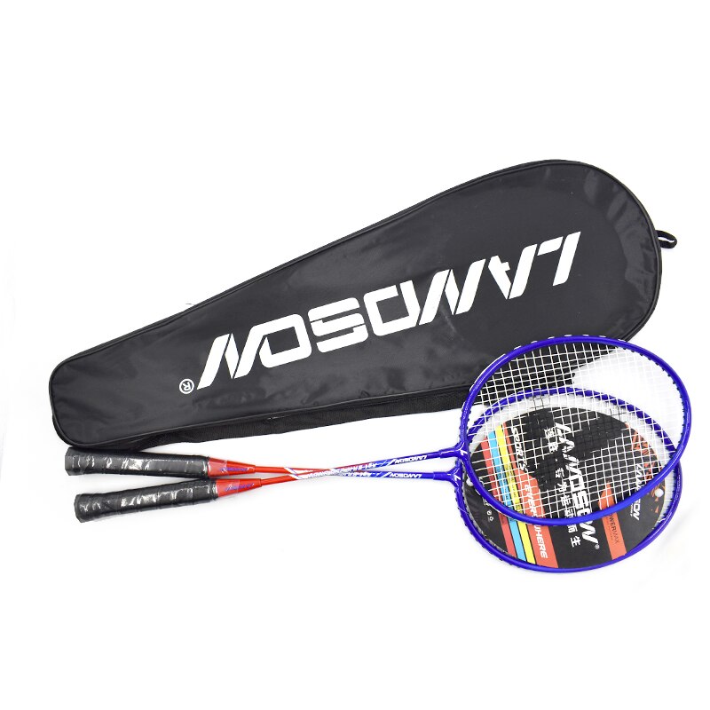 2pcs Badminton Rackets Set Family Double Badminton Game Racquet Light Weight Playing Trainning Badminton Raquette