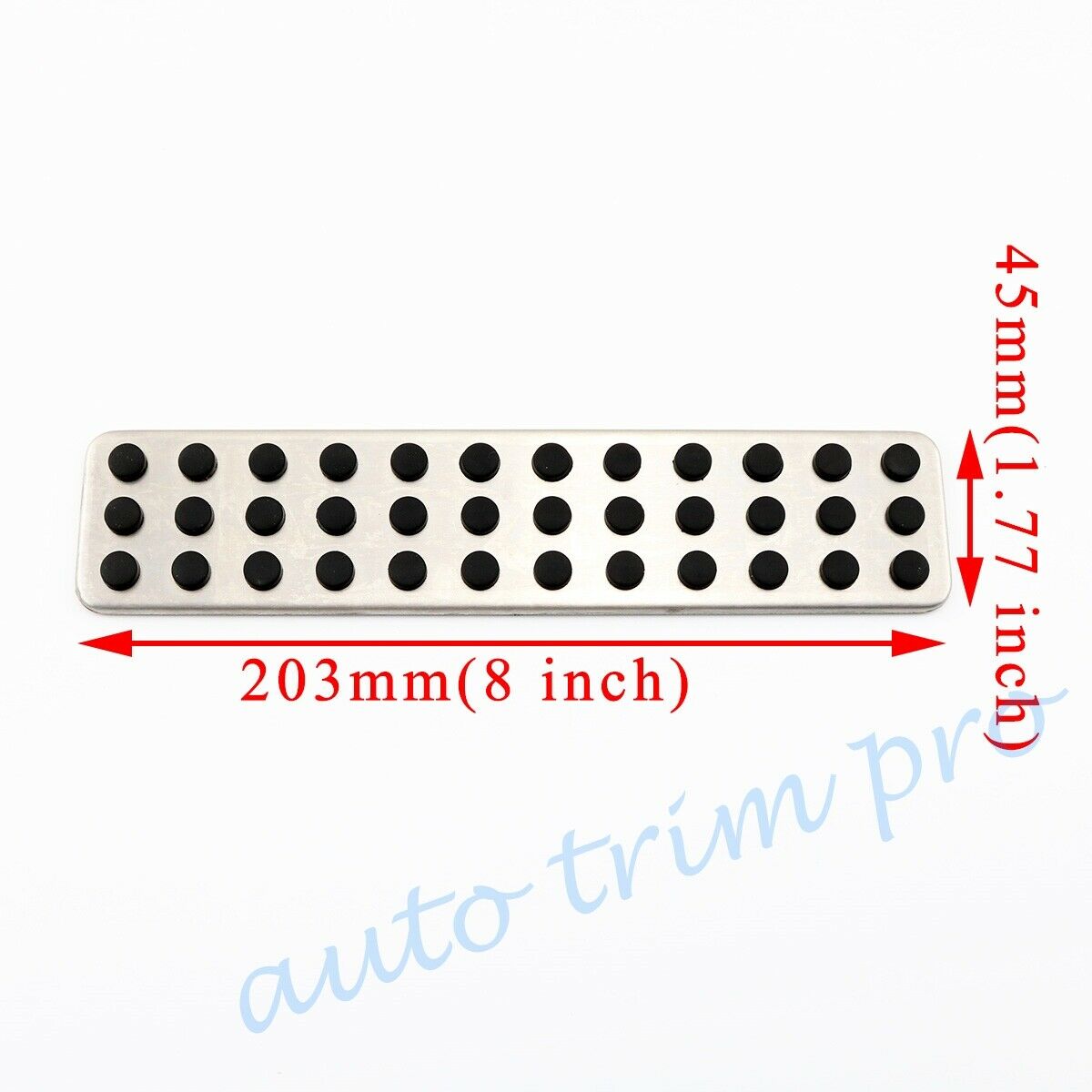 Fit For Benz A C E CLA GLA GLK Class RHD Accessories Anti-skip Foot Rest Pedal Footrest Mat Cover Stainless steel