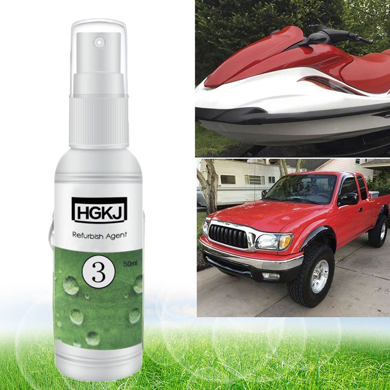 Auto Plastic Plating Opknappen Agent Coating Polijsten Schoon Protect Tool 50 ml