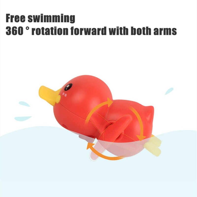 Baby Wind-up Duck Bath Water Toys for Children Bathing Beach Shower Water Juguete Classic Cute Cartoon Toys Infant Toddler