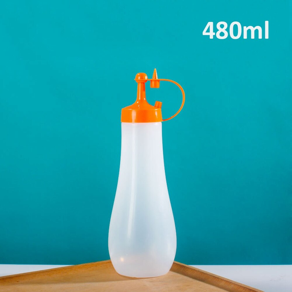250/360/480/720ml bouteille de compression avec bouchon pour Ketchup moutarde Mayo Sauces chaudes huile d'olive Condiment presser bouteille outils de cuisine