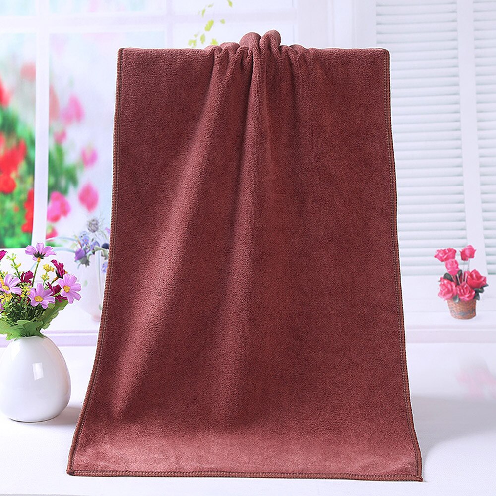 Bambus Waschlappen Mikrofaser Waschlappen 1pc bat Handtuch Dusche saugfähig Superfine Faser Weichen Bequemen Schlecht Handtuch #20: Kaffee 