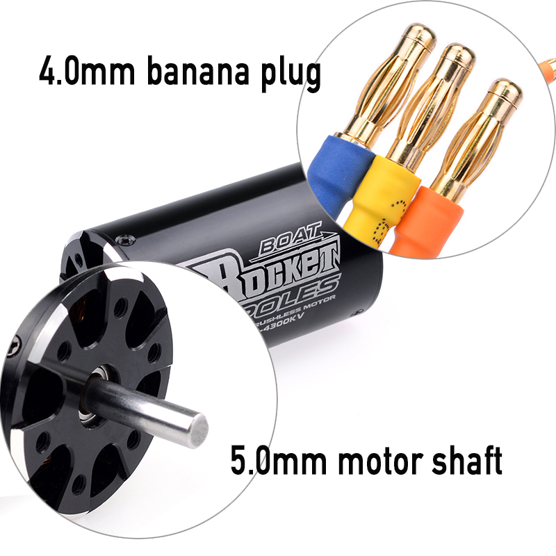 Rocket RC 2948 2958 2968 3660 3670 3680 borstelloze motor voor RC 500-1000 mm Traxxas Feilun-boot