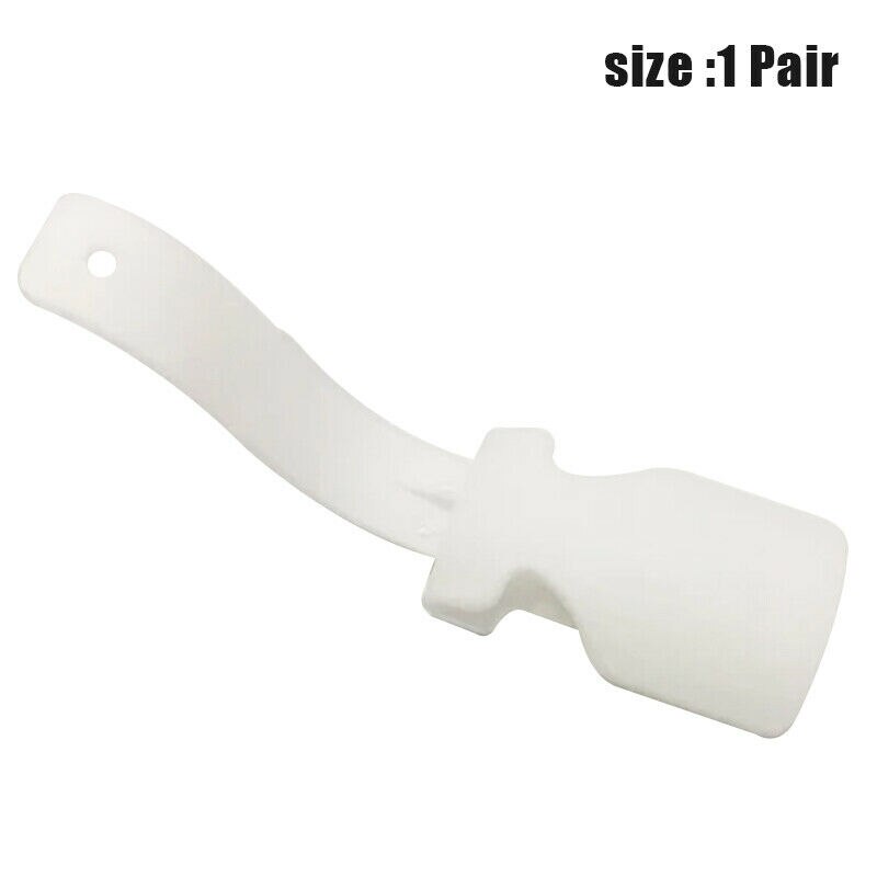 Chausse-pied Paresseux En Plastique - Aide à Enfiler Les Chaussures Sans Se Baisser, Design Courbé, 17.5 Cm