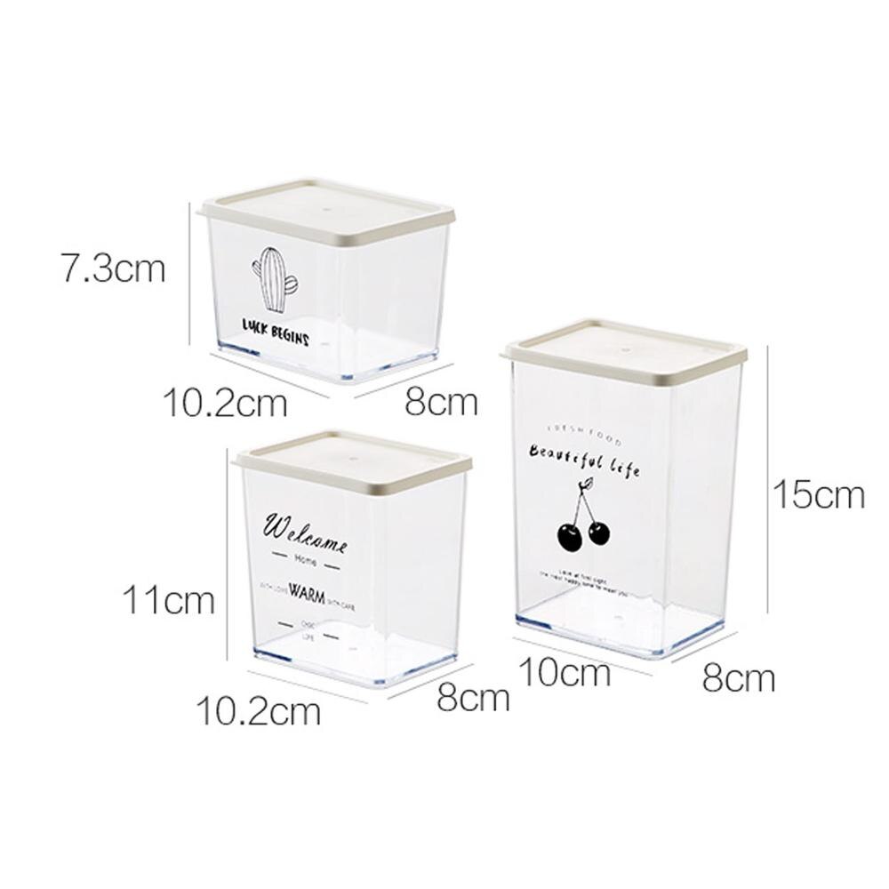 Kaktus bedruckt, klar versiegelt, gemüsefach, kühlschrank, kunststoff, Snacks, lebensmittelaufbewahrungsboxen, konservierungsbox, behälter, küchenbedarf