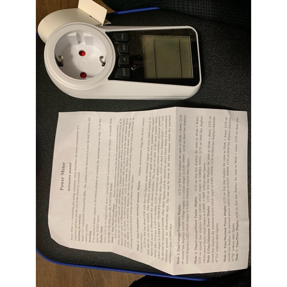 Digitale Wattmeter Ac Power Meter 220V Lcd Watt Energy Meter Power Monitor Fr Us Uk Au Br Meten Outlet power Analyzer