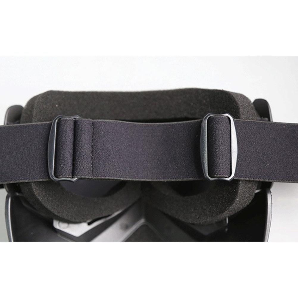 Erwachsene Motorrad Helm Staubdicht Gesicht Maske Atemschutz Motocross Brille Gläser Sicherheit Schutz Brillen Volle Gesicht Shiled
