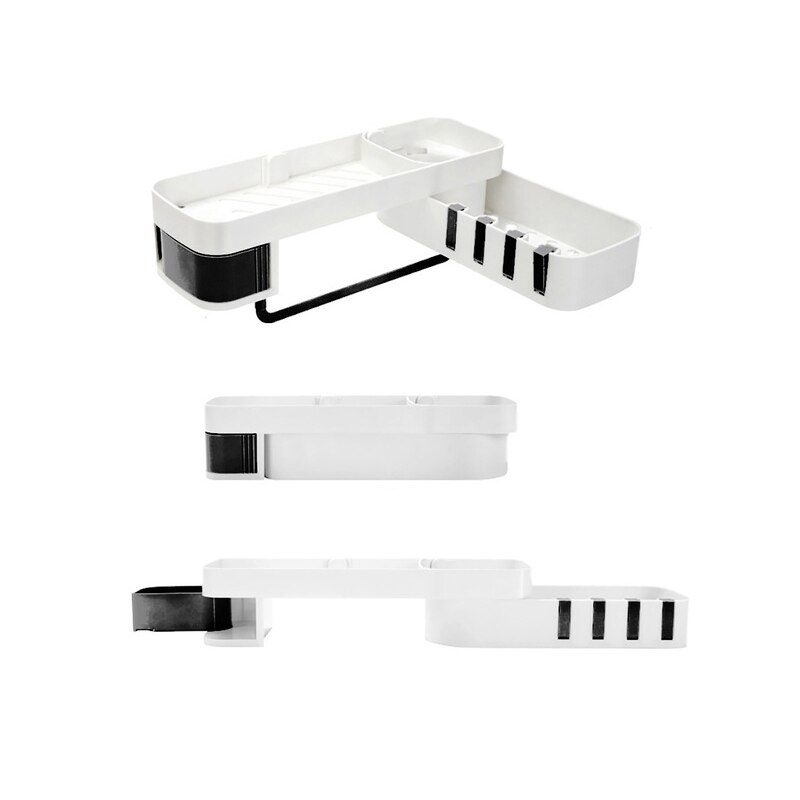 Antiek Messing Badkamer Plank - Rechthoekige Douche Organizer & Shampoo Houder