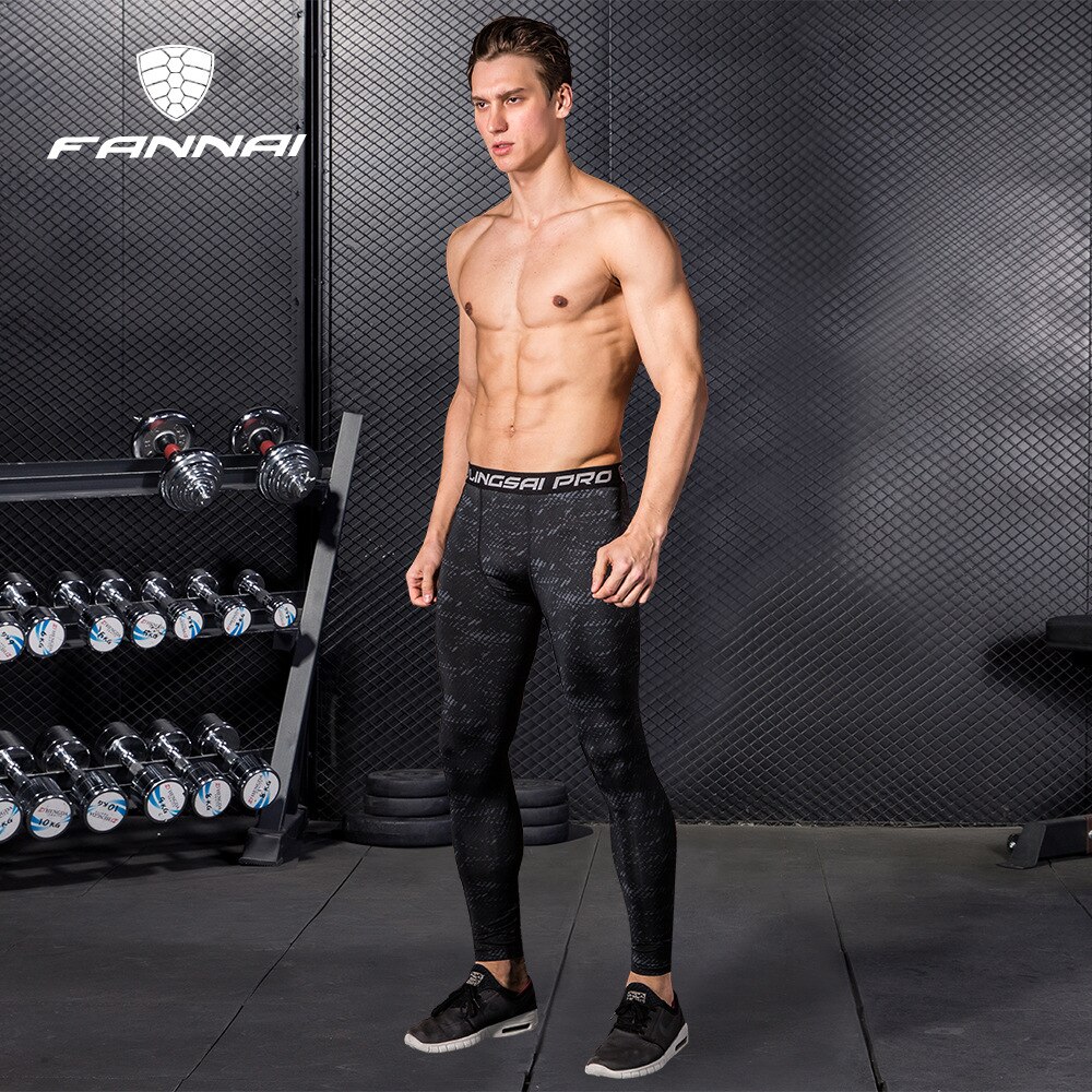 Sport Fitness Panty Mannen Sneldrogende Ademend Leggings Outdoor Rnnning Training Broek