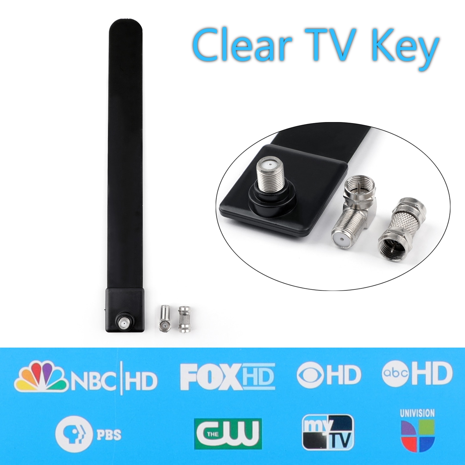 Artudatech claro TV clave antena HD HDTV Digital antena interior de Cable como visto en la TV de