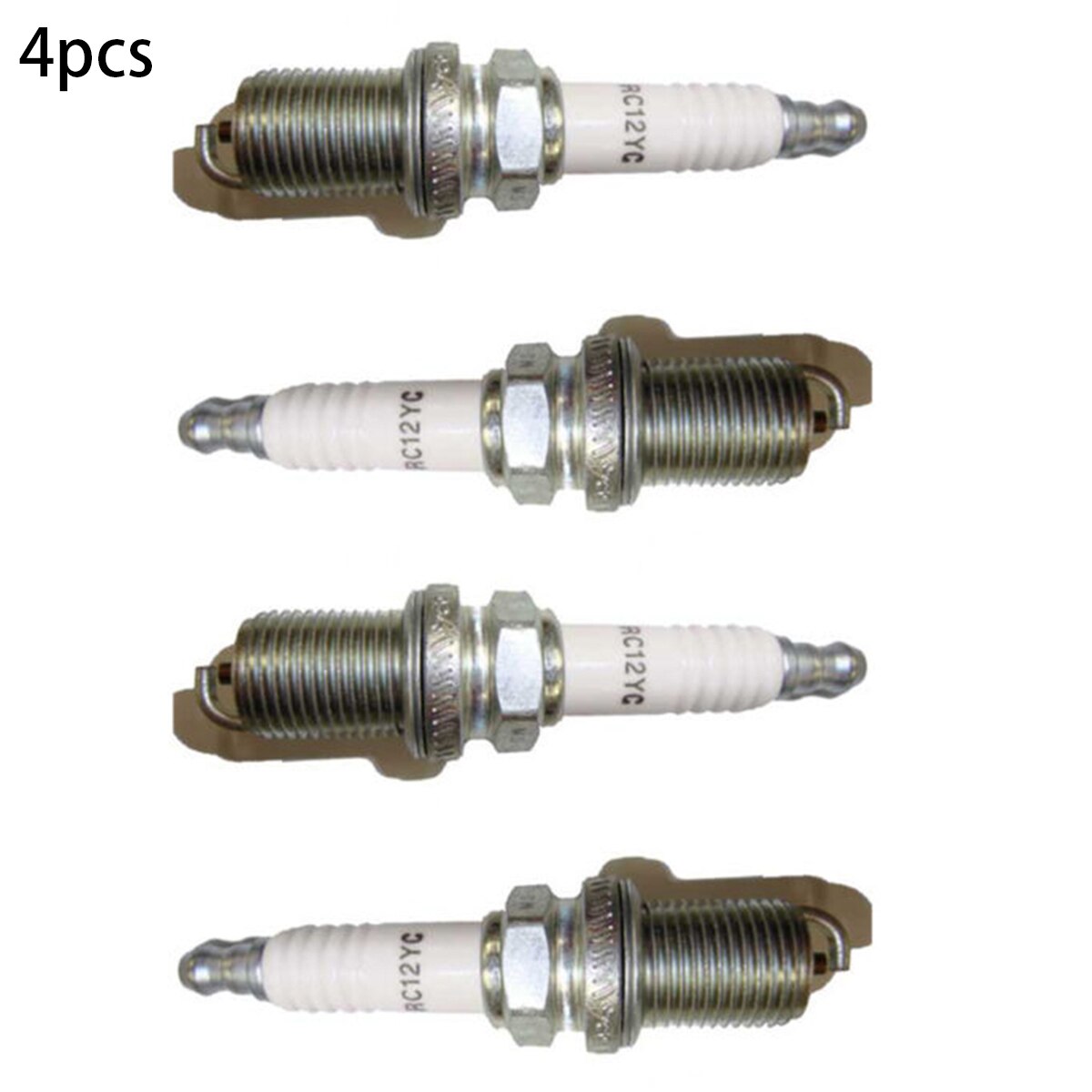 4*Spark Plug For Champion Small Replacement Sparks Plugs # RC12YC 71 Lawn Outdoor Tubs Accessories Garden Supplies