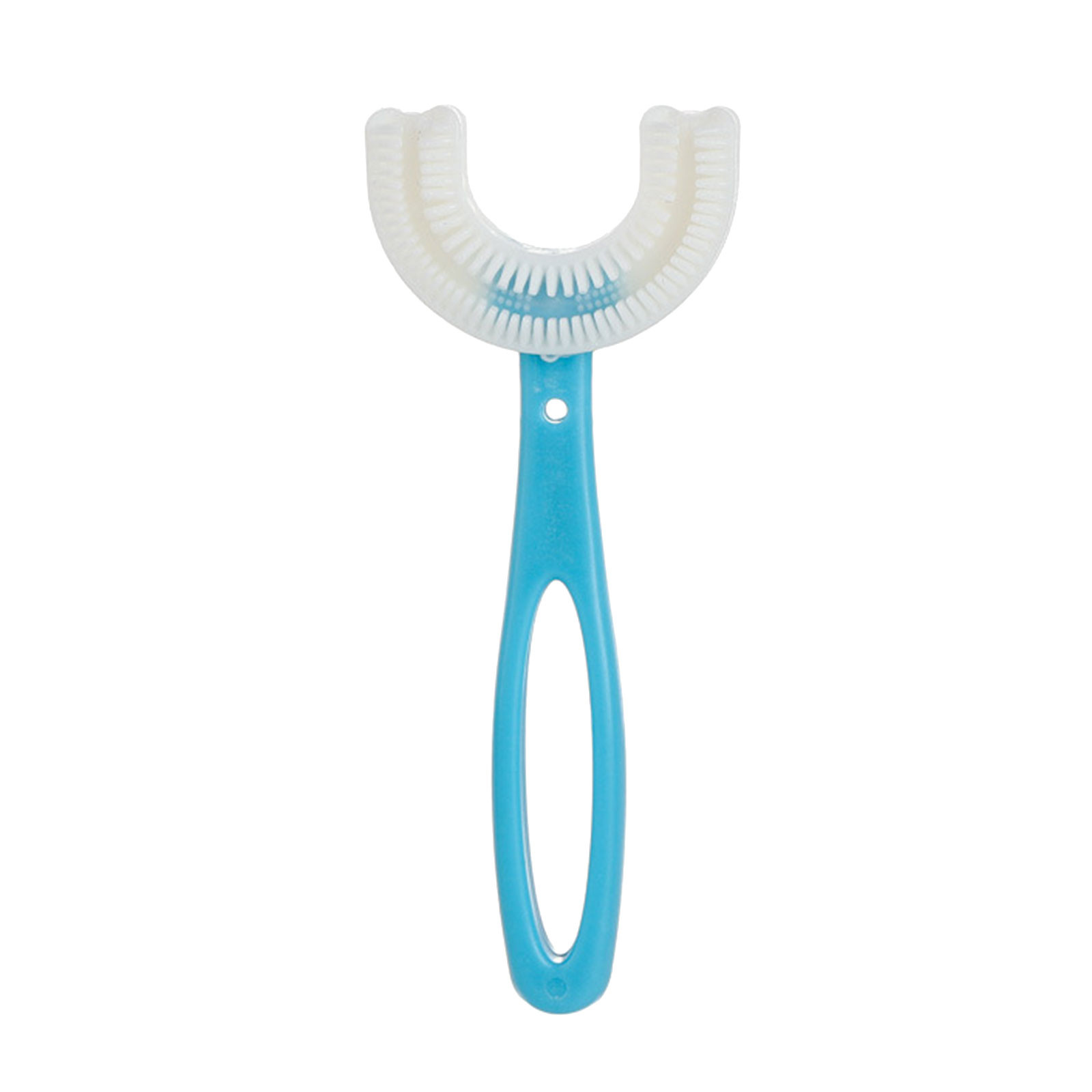 Spazzolino da denti per bambini spazzolino da denti a forma di U a 360 ° spazzolino da denti per bambini in Silicone spazzolino da denti per bambini età 2-12 spazzolino da denti per bambini: A age 6-12