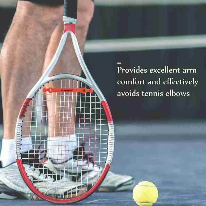 Absorbedor de golpe para raqueta de tenis largo raqueta de Squash a prueba de golpes amortiguador duradero amortiguador de silicona Shoo N9I3