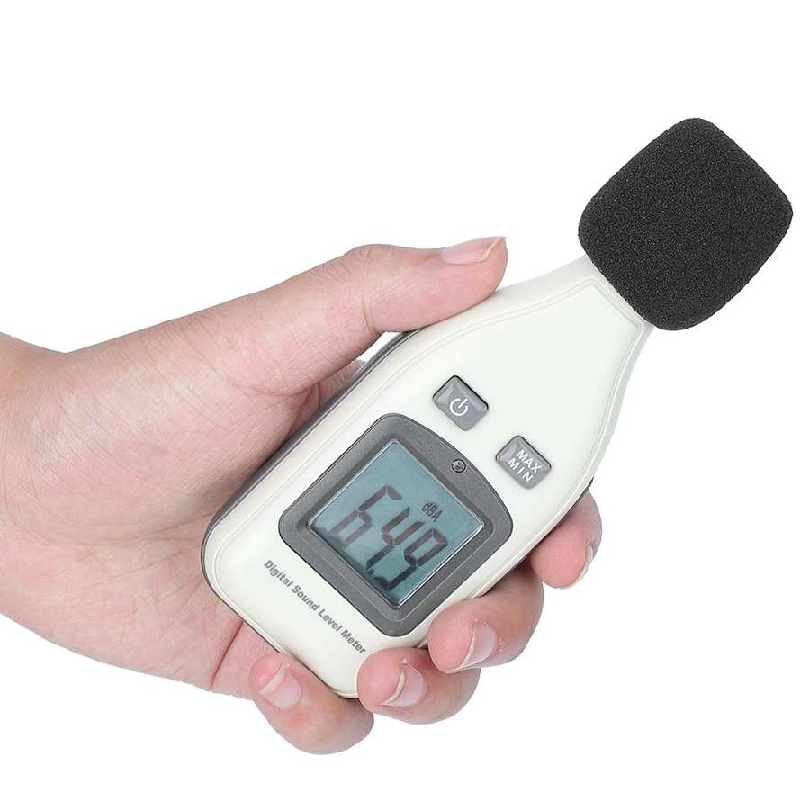 Decibel Meter Handheld LCD Digital Sound Level Tester 30-130dBA Tester Noise Measurement