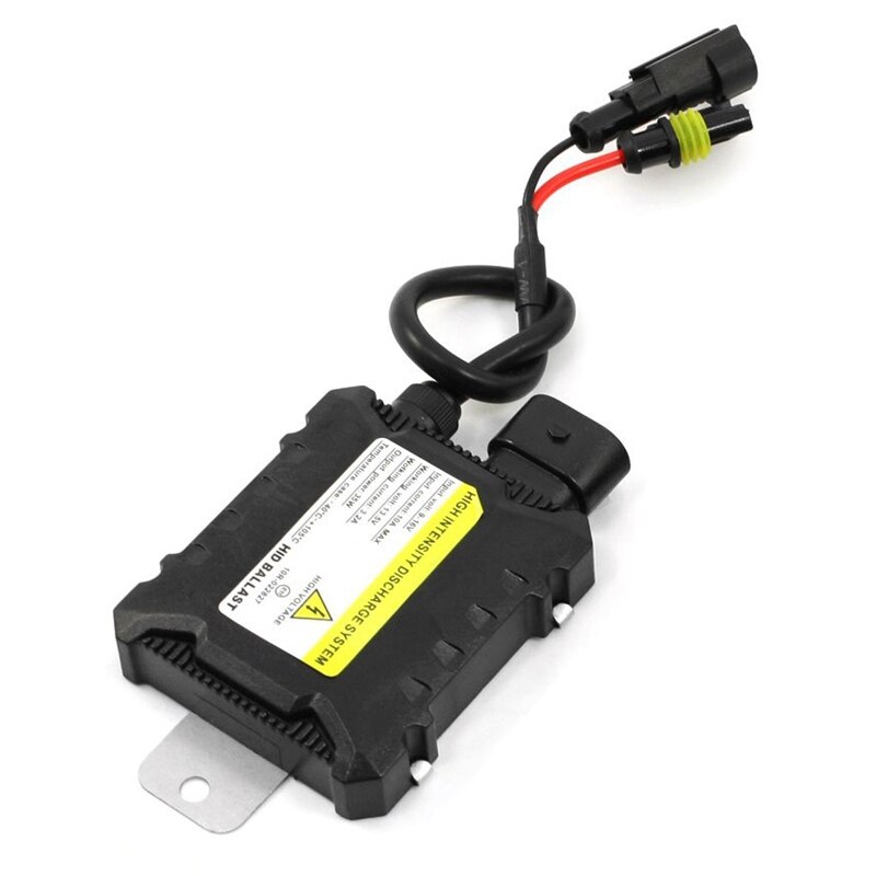 1 paire voiture HID xénon Mini Ballast 35W 10A 12V pour H1 H3 H7 H8 H9 H10 H11 & 200 pièces 6 pouces Nylon serre-câbles en noir et blanc