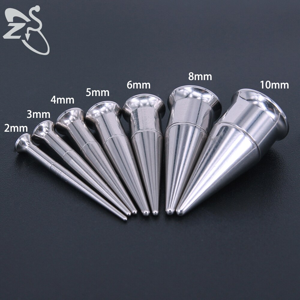 Trendy Double Flared Ear Plug Tunnel Stainless Steel Screwed Ear Tapers Stretching Kits and Tunnel Ear Gauges Piercing Jewelry