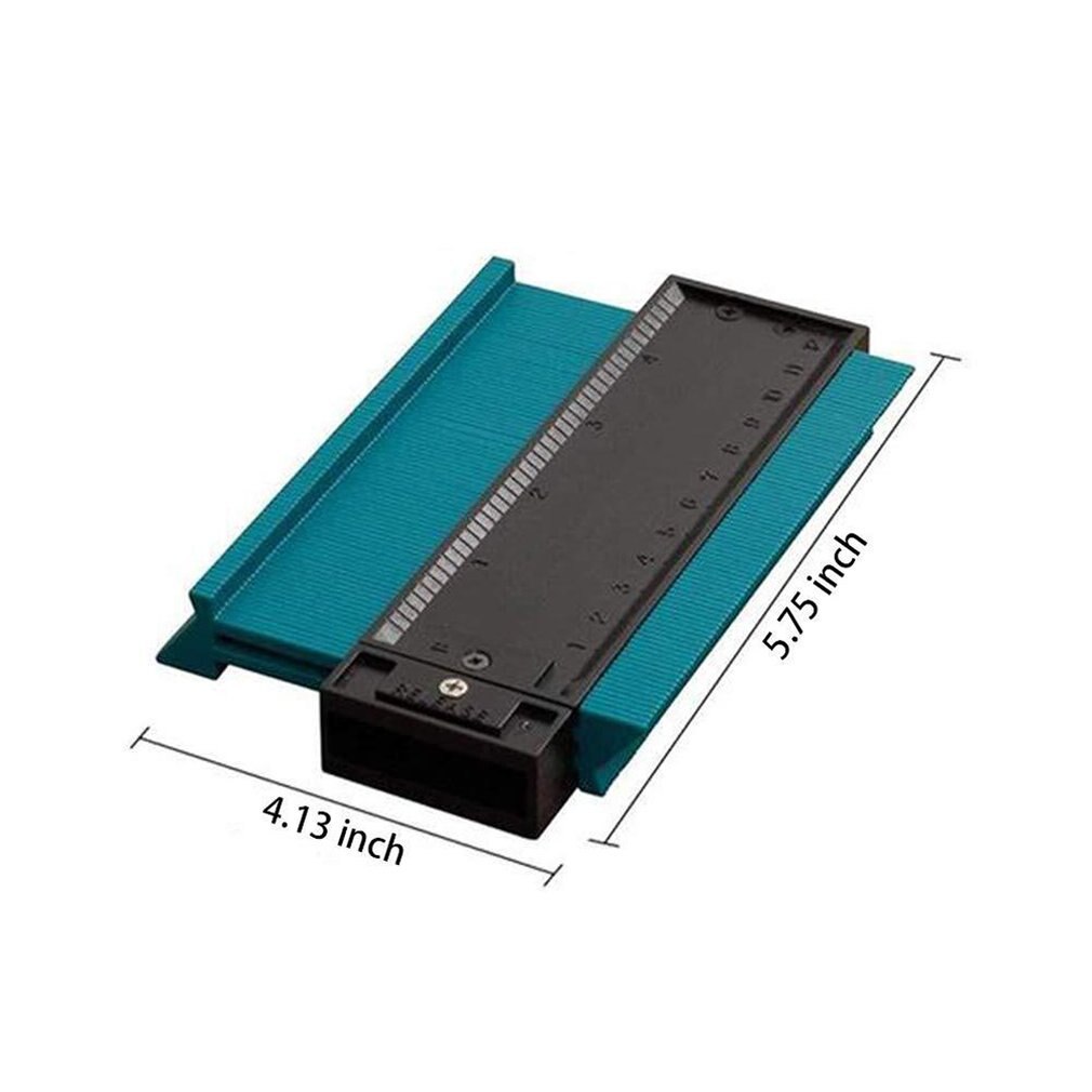 Plastic Irregular Shaper Profile Ruler Gauge Duplicator Contour Scale Template Curvature Scale Tiling Laminate Tools