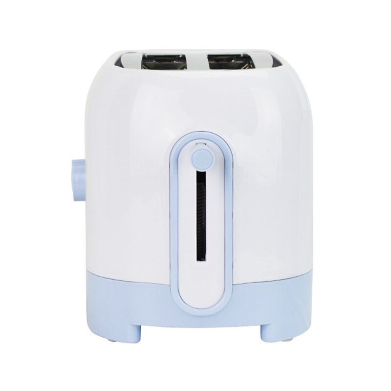 Home Appliances Electric Bun Toaster Household Stainless Steel 2 Slices Toaster Bread Machine(EU Plug)
