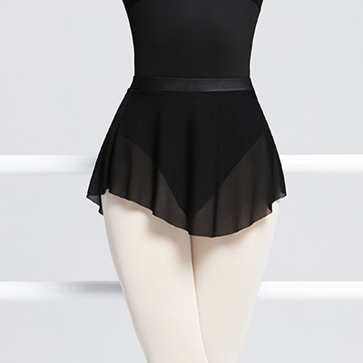 Women Ballet Skirts Dance Short Skirts High Slit Skirt Ballerina Adult Teen Ballet Dancing Dress Soft Mesh Elastic Dance Skirt: S / Brown