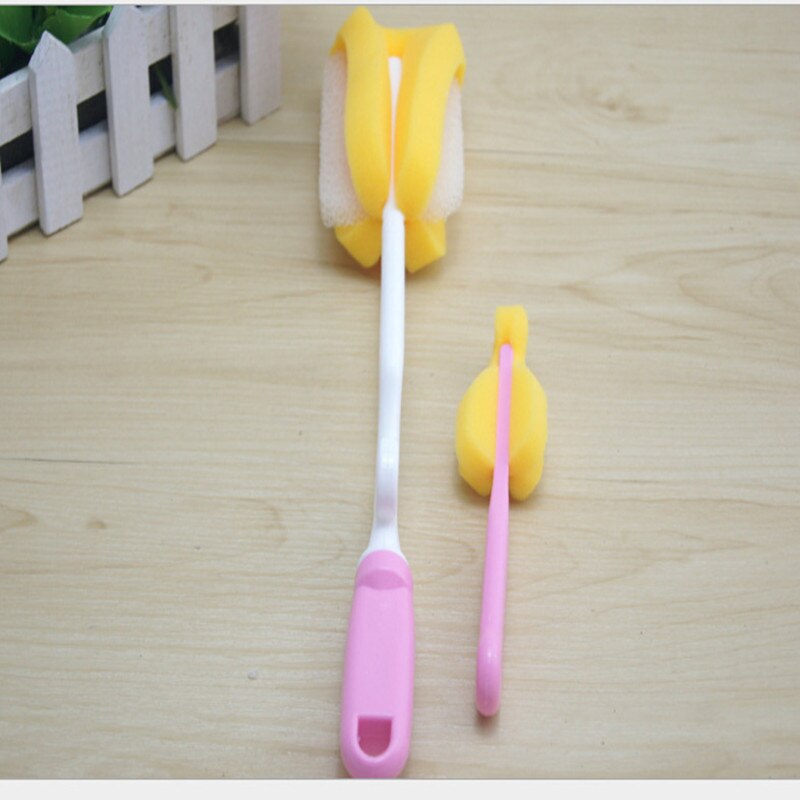 2 set fles Borstel Fles Tepel Theepot Nozzle Uitloop Borstel Babyfles Borstel babyvoeding levert Fles Brus