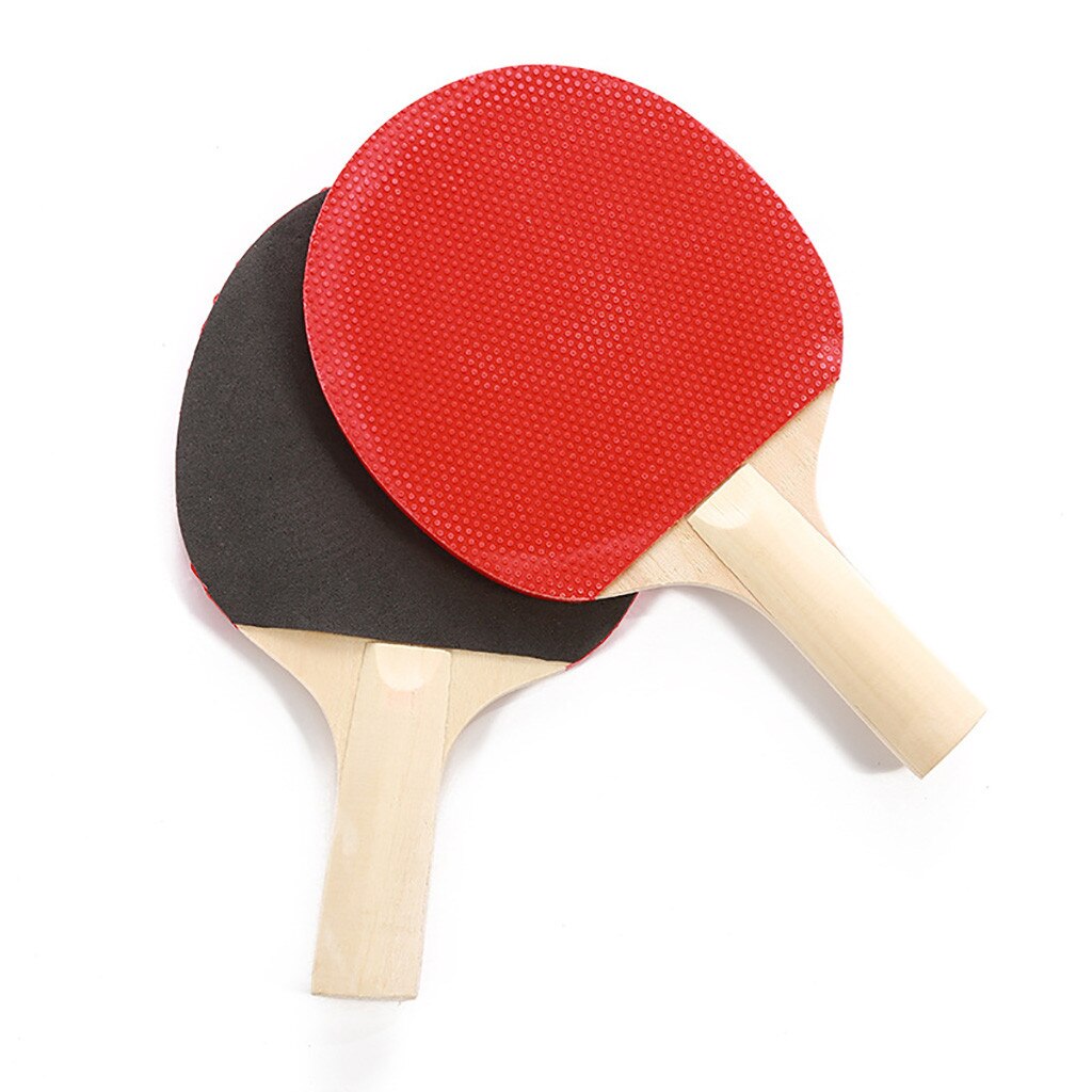 Inomhus ping pong paddle sport bärbar bordtennis nätfäste dubbel ping pong paddel racket set med väska dubbel racket set