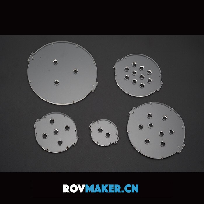 ROVMAKER Acrylic Sealed Cabin Cover Board Underwater Robot Hatch Sealing Parts for ROV underwater robot