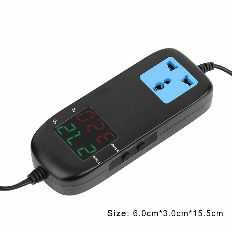 MH-2000 Digital Display Fish Tank Temperature Controller Thermostat Regulator EU Plug