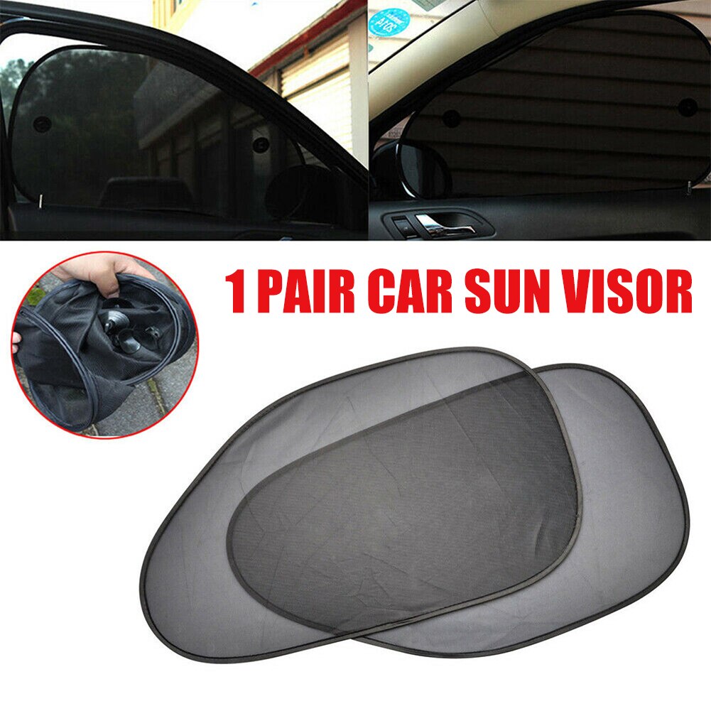 1 Paar Side Rear Window Zonnescherm Cover Shield Zonnescherm Uv-bescherming Auto Accessoires