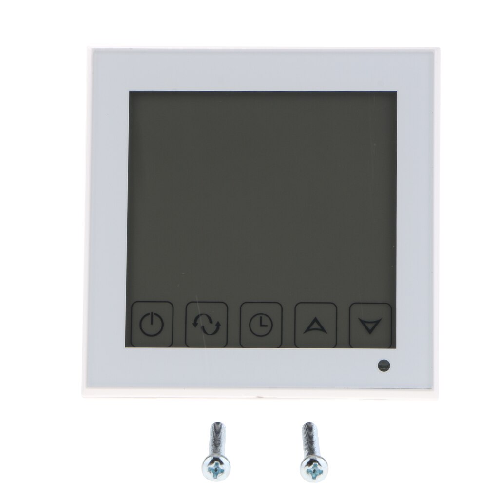 HY03WE-1 Wi-Fi 7 Times Programmable Touchscreen Thermostat with Geofencing Home Safety Protection Children Lock
