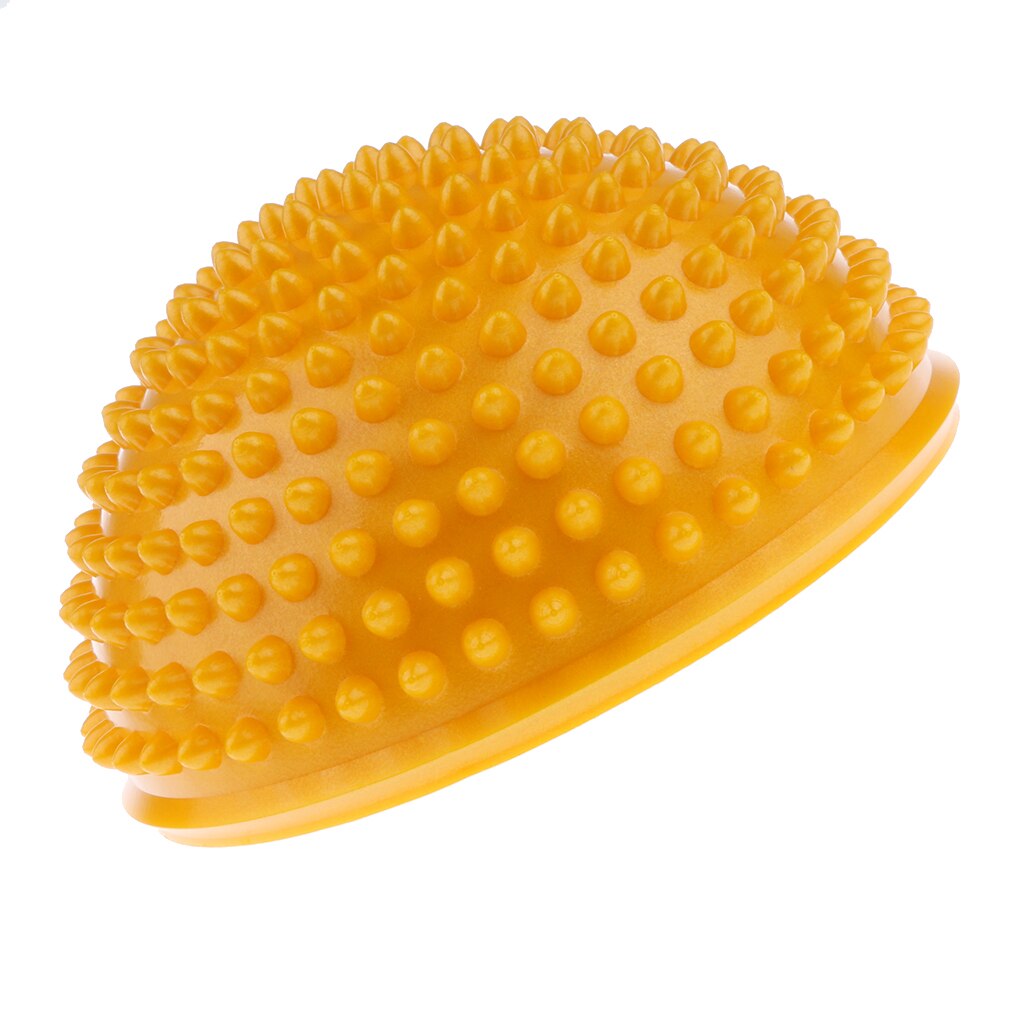 Egel Stijl Balans Pods, Yoga Half Bal Dome Balance Trainer, anti-Slip Egel Oefening Balance Ball Voor Thuis En Gym Gebruik: Yellow