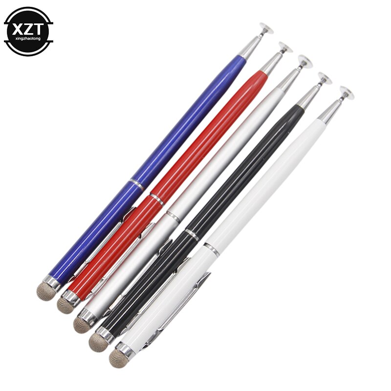 Lápiz capacitivo 2 en 1 para pantalla táctil, bolígrafo de dibujo con succionador táctil conductivo, cabeza táctil de microfibra para tableta y teléfono inteligente