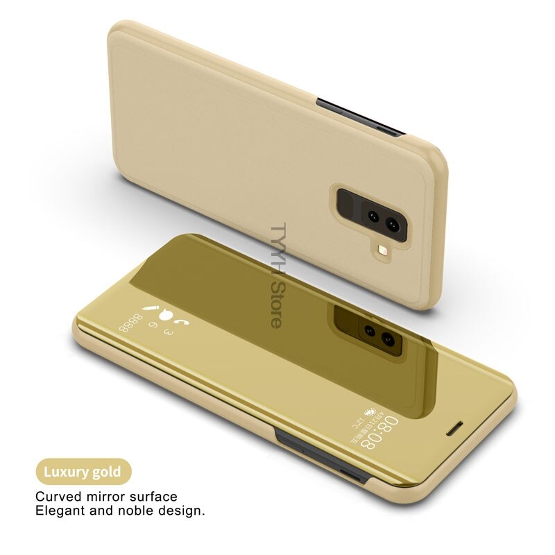 Smart Spiegel Case Voor Lg K61 Gevallen Fundas Leather Flip Cover Voor Lg K61 K 61 K6 1 LGK61 Magnetische telefoon Case Etui Capa Hoesjes: Gold