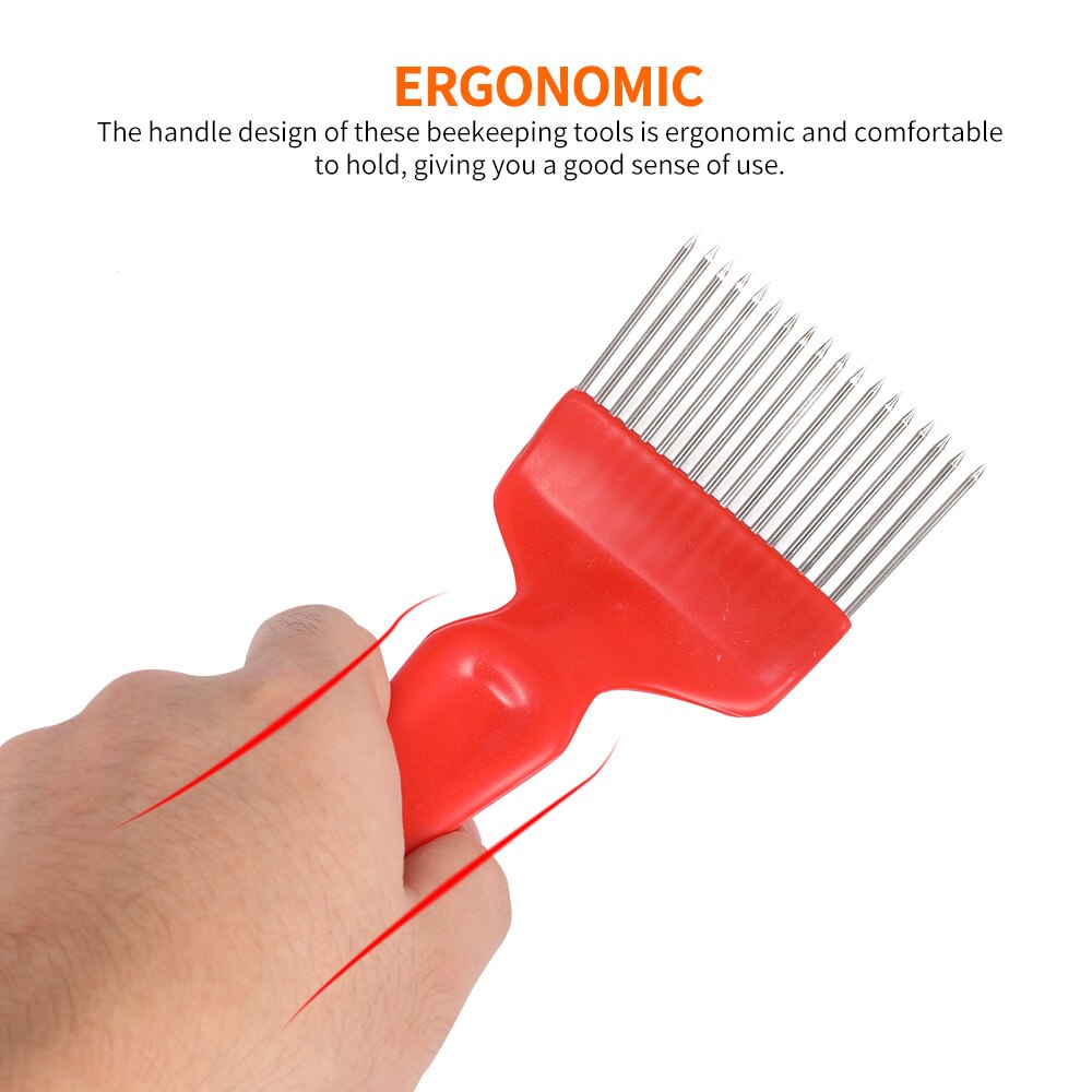 Beekeeping Stainless Steel Equipment Hive Box Tool Supplies For Beehive Bee Manual Smoke Maker With Hanging Hook Tools