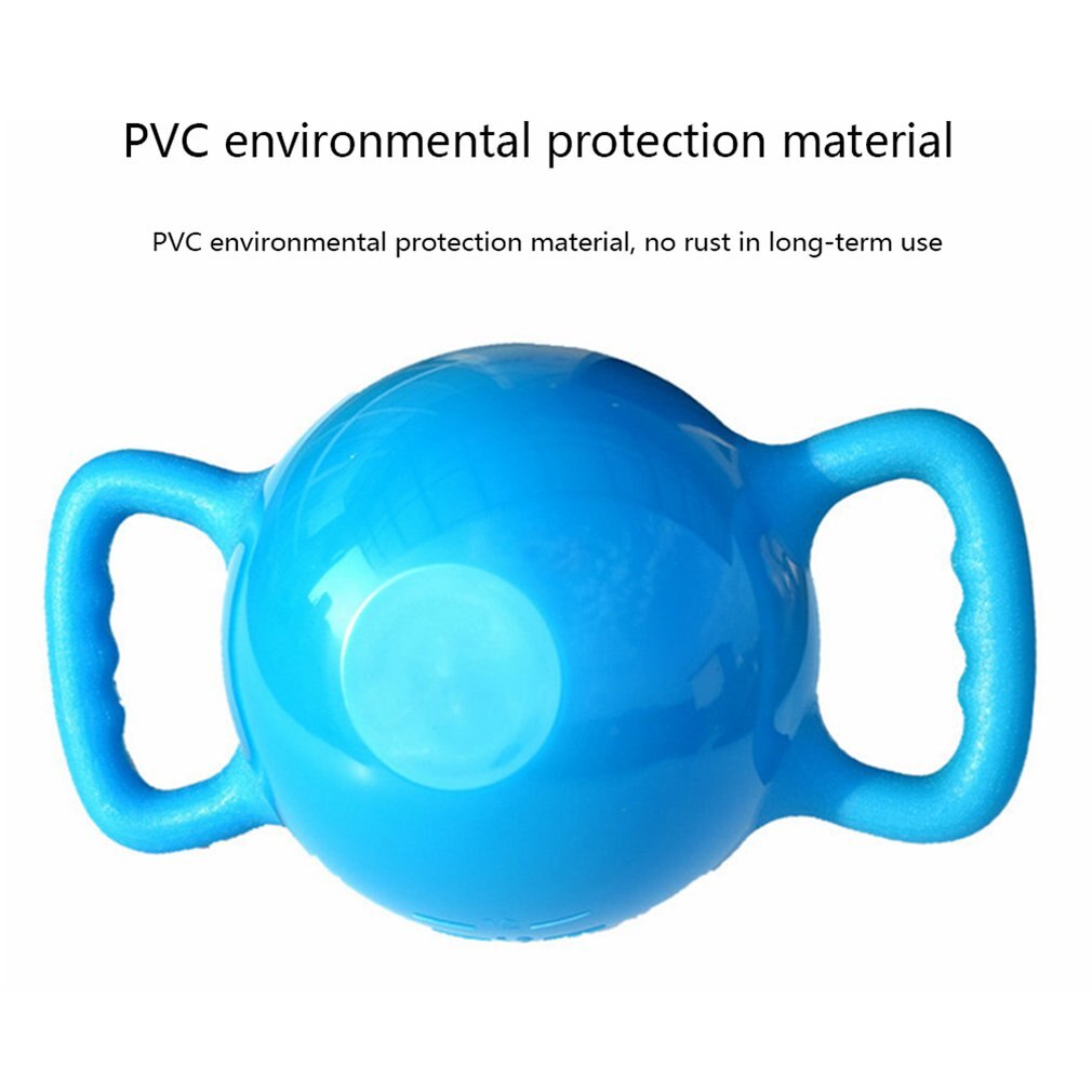 Yoga Fitness Wasserkocher Glocke Einstellbare Wasser Kettlebell Hantel Doppel Griffe Pilates Körper Gestaltung Ausrügestochen